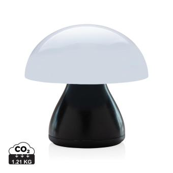 XD Collection Luming RCS recycled plastic USB re-chargeable table lamp Black