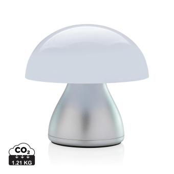 XD Collection Luming RCS recycled plastic USB re-chargeable table lamp Convoy grey