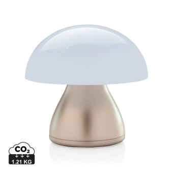 XD Collection Luming wiederaufladbare USB-Tischlampe aus RCS Kunststoff Bronze