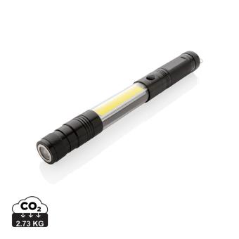 XD Collection Large telescopic light with COB Black