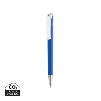 XD Collection Glide GRS-zertifizierter rABS Stift mit Metallclip Blau
