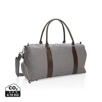 XD Collection Weekend bag with USB A output Convoy grey