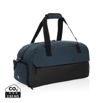 XD Collection Kazu AWARE™ RPET basic weekend duffel Aztec blue