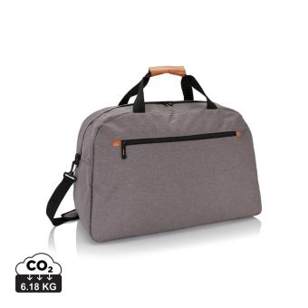 XD Collection Modische Duo Tone Reisetasche PVC-frei Grau