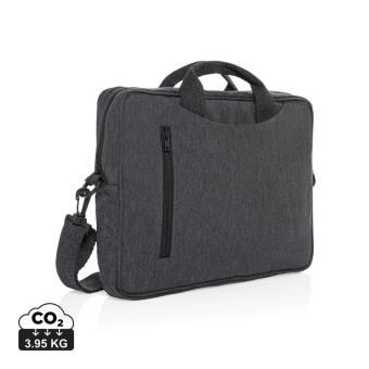XD Collection Laluka AWARE™ 15.4" Laptop-Tasche aus recycelter Baumwolle Anthrazit