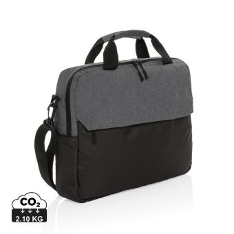 XD Collection Kazu AWARE™ RPET basic 15.6 inch laptop bag Convoy grey
