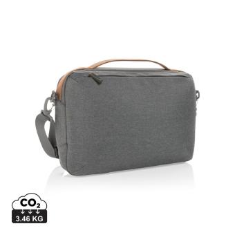 XD Xclusive Impact AWARE™ 300D two tone deluxe 15.6" laptop bag Convoy grey