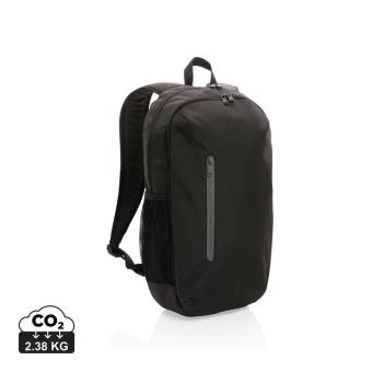 XD Collection Impact AWARE™ 300D RPET casual backpack Black/silver