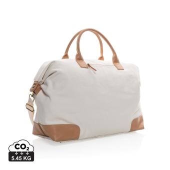 XD Collection Impact AWARE™ 16 oz. rcanvas large weekend bag Off white
