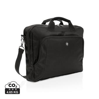 Swiss Peak Deluxe 15” laptop bag Black