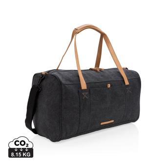 XD Collection Canvas travel/weekend bag PVC free Black