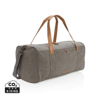 XD Collection Canvas Reisetasche, PVC-frei Grau