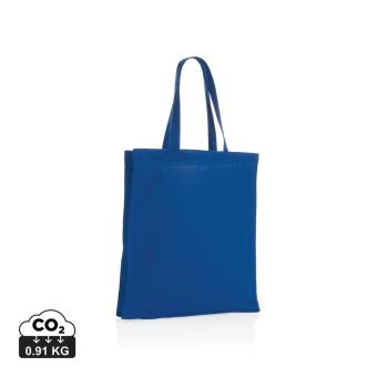 XD Collection Impact AWARE™ Recycled cotton tote w/bottom 145g Aztec blue