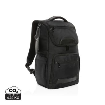 Swiss Peak AWARE™ RPET Voyager 15.6" Laptop Rucksack Schwarz