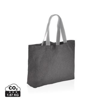 XD Collection Impact Aware™ 240g/m² große Tasche aus rCanvas, ungefärbt Anthrazit