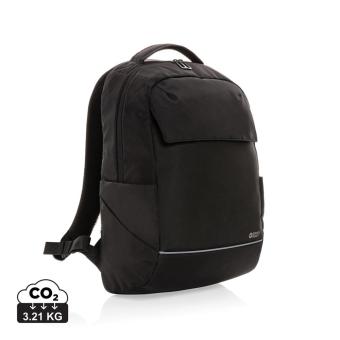 Swiss Peak Brooke AWARE™ RPET daily 15.6" laptop backpack Black