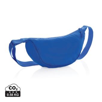 XD Collection Crescent AWARE™ RPET half moon sling bag Bright royal