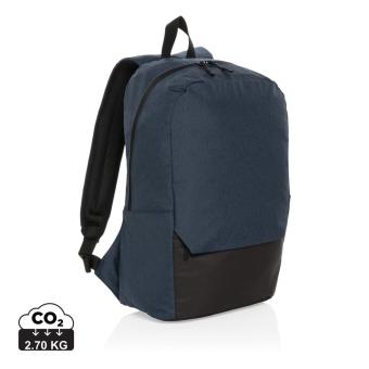 XD Collection Kazu AWARE™ RPET basic 15.6 inch laptop backpack Aztec blue