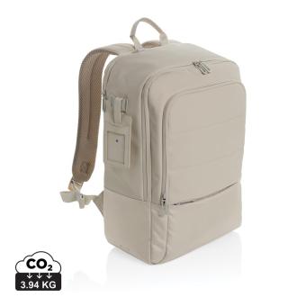 XD Xclusive Armond AWARE™ RPET 15.6 inch deluxe laptop backpack Fawn