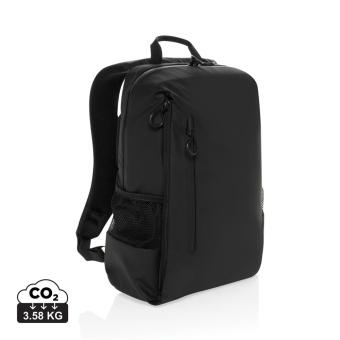 XD Xclusive Lima Aware™ RPET wasserabweisender 15,6" Laptop-Rucksack Schwarz