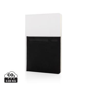 XD Collection A5 Deluxe notebook with smart pockets White