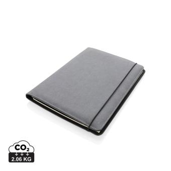 XD Collection Recycled leather A4 portfolio Convoy grey