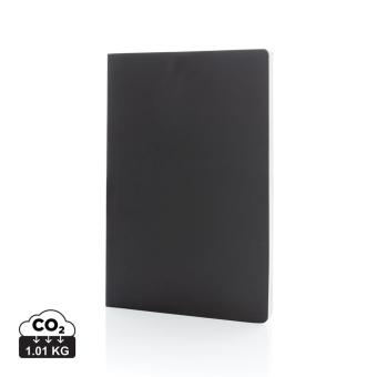 XD Collection Impact softcover stone paper notebook A5 Black