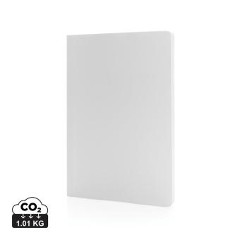 XD Collection Impact Softcover A5 Notizbuch mit Steinpapier Weiß