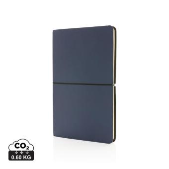 XD Collection Modern deluxe softcover A5 notebook Navy