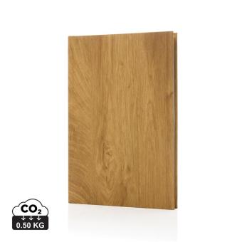 XD Collection Kavana wood print A5 notebook Brown