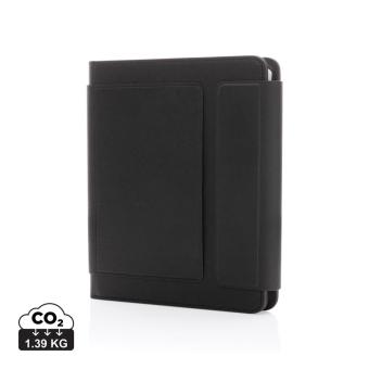 Swiss Peak Heritage RCS rPU A5 stone paper portfolio Black