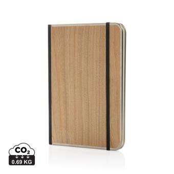 XD Collection Treeline A5 wooden cover deluxe notebook Brown