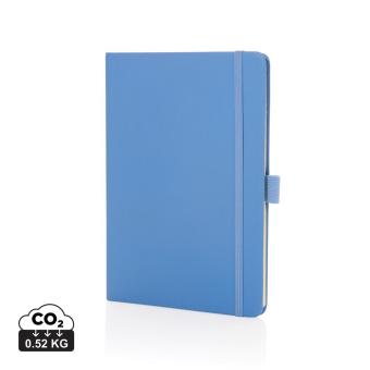 XD Collection Sam A5 Notizbuch aus RCS zertifiziertem Lederfaserstoff Himmelblau