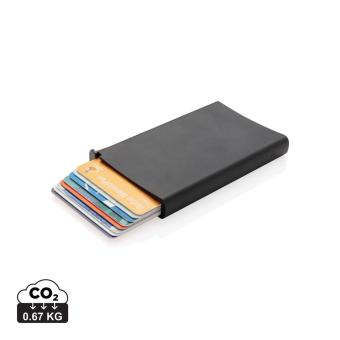 XD Collection Standard aluminium RFID cardholder Black