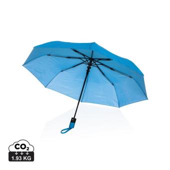 XD Collection 21" Impact AWARE™ 190T Mini-Regenschirm mit Auto-Open Ruhiges Blau