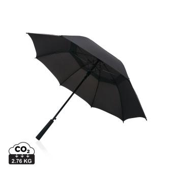 Swiss peak AWARE™ Tornado 23” storm umbrella Black