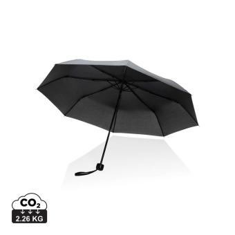 XD Collection 20.5" Impact AWARE™ RPET 190T mini umbrella Black