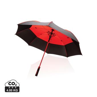 XD Collection 27" Impact AWARE™ RPET 190T Auto-Open Stormproof-Schirm Rot