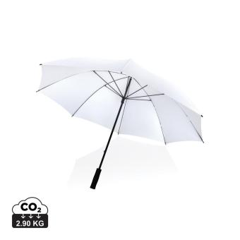 XD Collection 30" Impact AWARE™ RPET 190T Stormproof-Schirm Weiß