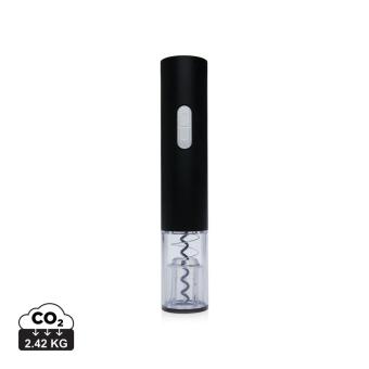 XD Collection Electric wine opener - battery operated Black