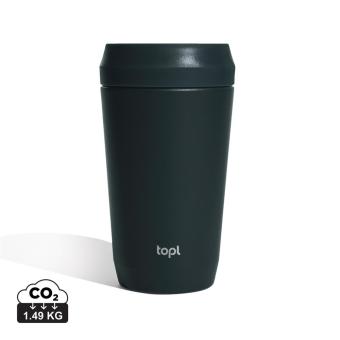Topl Recycled Steel To Go Tumbler Patented 360 Lid 354ml Convoy grey