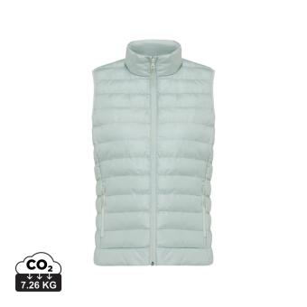 Iqoniq Meru Damen Bodywarmer aus recyceltem Polyester, Eisberggrün Eisberggrün | XXS