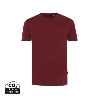 Iqoniq Bryce T-Shirt aus recycelter Baumwolle, Burgunderrot Burgunderrot | XXS