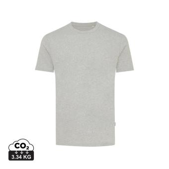 IQONIQ Manuel ungefärbtes T-Shirt aus recycelter Baumwolle, Grau meliert Grau meliert | XXS