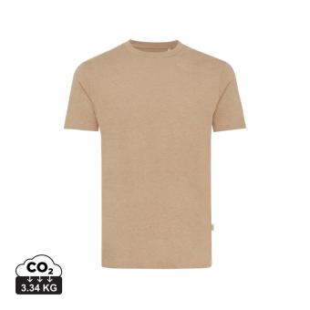 Iqoniq Manuel recycled cotton t-shirt undyed, heather brown Heather brown | XXS