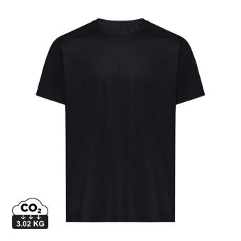 Iqoniq Tikal Sport Quick-Dry T-Shirt aus rec. Polyester, schwarz Schwarz | XS