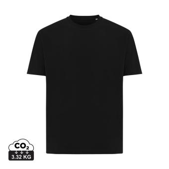 Iqoniq Teide recycled cotton t-shirt, black Black | XS