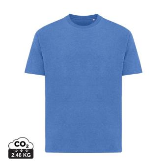 Iqoniq Teide recycled cotton t-shirt, heather blue Heather blue | XS