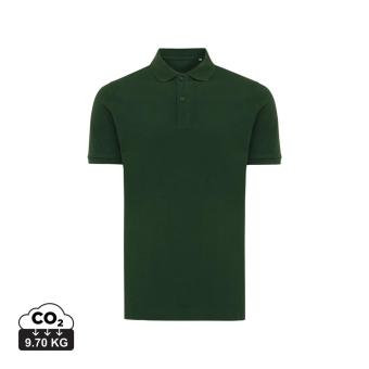 IQONIQ Yosemite Piqué-Poloshirt aus recycelter Baumwolle, Waldgrün Waldgrün | 4XL
