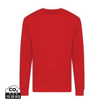Iqoniq Zion Rundhals-Sweater aus recycelter Baumwolle, rot Rot | XS